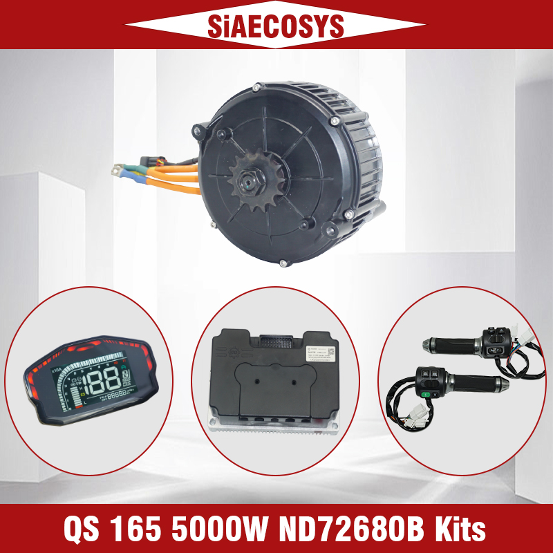 QS MOTOR QS165 V2 5000W 72V 35 - Mid Drive Motor Kit 72V 5000W recensie en prijs